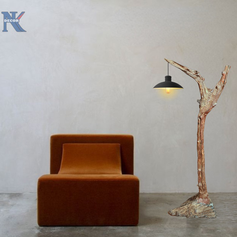 Trụ Đèn Decor Gỗ Lũa NKD01 Trụ Đèn Decor Gỗ Lũa NKD01